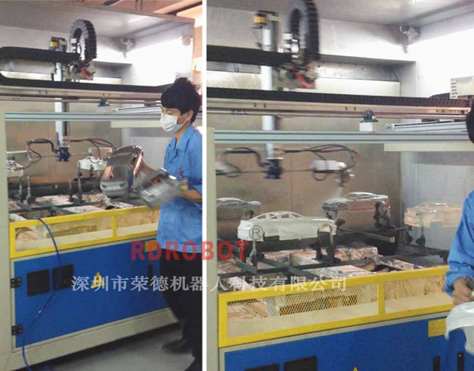 玩具汽車六軸往復(fù)式噴漆機
